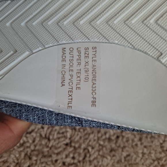 NWT Soulmates Blue Slip-on shoes sz 9/10 - Picture 4 of 5